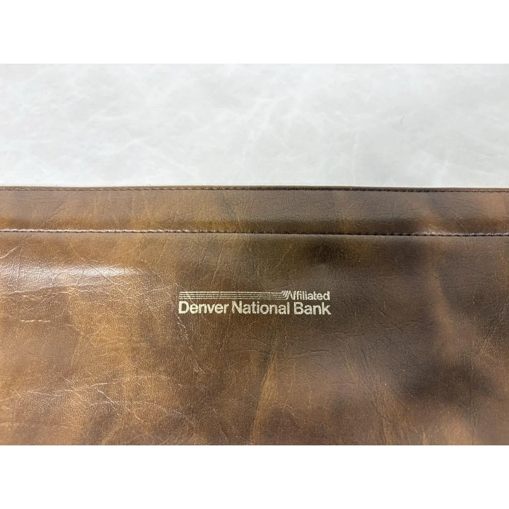 Vintage Portfolio Folder‎ Denver National Bank Branded 12